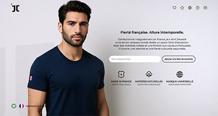 Jerset FR Landing page